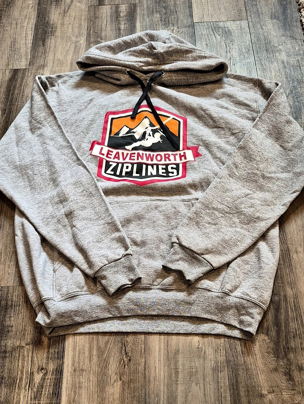Fruit of the Loom Sofspun Hooded Sweatshirt Gray